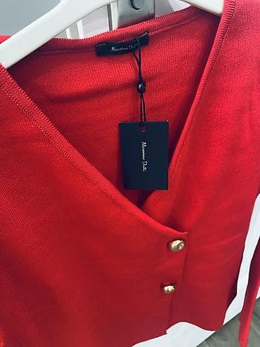 irşad electronics saat: Sviter, Massimo Dutti, S, rəng - Qırmızı — 2