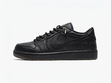 geyin: Məhsul: Nike Air Jordan 1 Low – “Triple Black” xüsusi detallı versiya — 3
