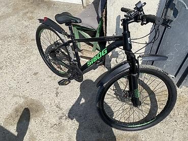velosip: SIBOG Conquer T-35 dağ velosipedi - Çərçivə: yüngül alaşımlı, qara — 1