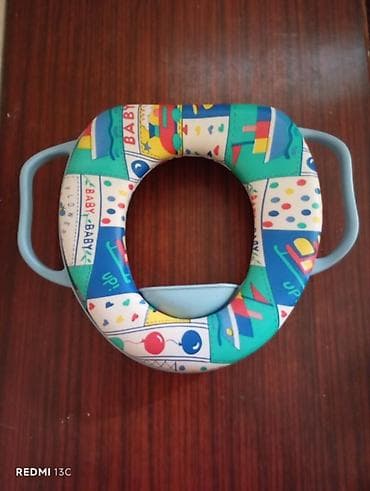 Uşaq tualet oturacağı (reduktor) – tutacaqlı, çıxarılan yastıqlı model