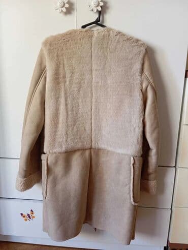 dublyonka dublonka дублёнка: Palto, Stradivarius, S, rəng - Bej — 8