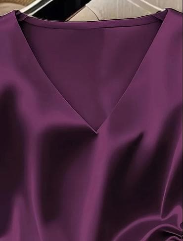 lil solid 2 plus: Ölçü: XXL (44-46) Stil: V-yaxa, böyrü büzməli və ipli model Material — 5