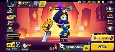 Brawl Stars hesabları – müxtəlif trofey səviyyələri və resurslarla 1)