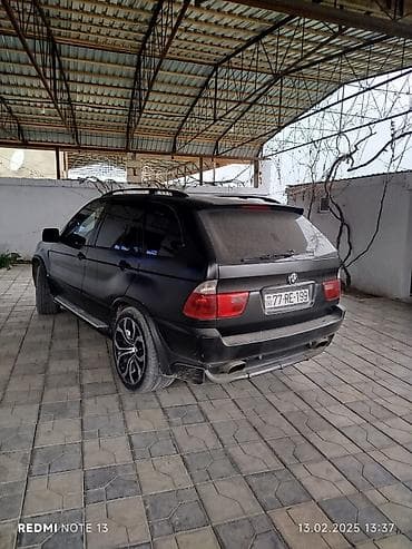 Avtomobil satışı: BMW X5 (E53) – mat qara rəngli, şəhər və off-road üçün rahat SUV — 1