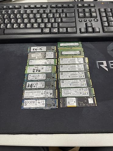 nvme ssd: 256,512 gb ssd ler hamsinin faizi yuksek 99,100% 4 gb ddr4 2400mhz-19 — 1