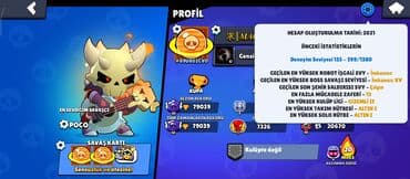 telfonu: Brawl Stars hesabı – yüksək göstəricilərlə - Oyunçu adı/tag: |MACRO| — 2