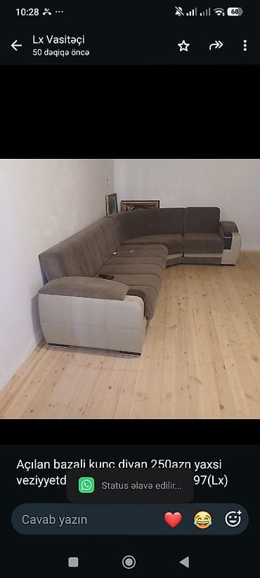 Açılan bazali kunc divan 250azn yaxsi veziyyetde ünvan Masazir