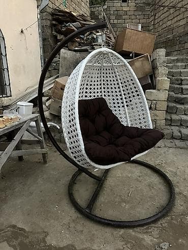 kreslo tek: Asma yelləncək kürsü – rattan üslubunda Tezedir 1 2 defe istifade — 2