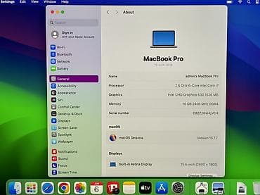 macbook 2019: Macbook Amerikadan yeni gəlib 🤩 Macbook Pro 2019 15.4inch i7-9750H — 5