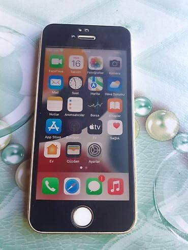 iphone se telefon: IPhone SE, Qızılı, Barmaq izi — 1