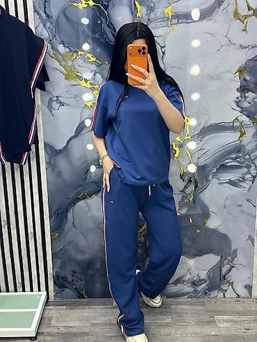 desd paltarlar: Qadın üçün iki hissəli idman dəsti - Tərkib: qısa qollu köynək + iplə — 4