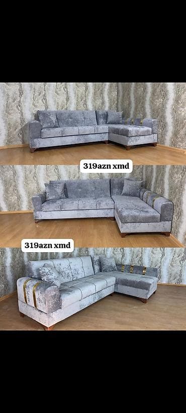 divan olcusu: Künc divan – 319 AZN xmd - L formalı künc divan, sağ və sol künc — 1