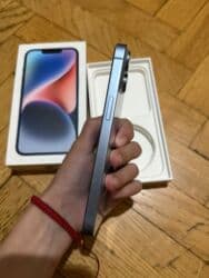 ıphone 16 pro ikinci el: IPhone 14, 128 GB, Mavi, Face ID, Simsiz şarj — 3