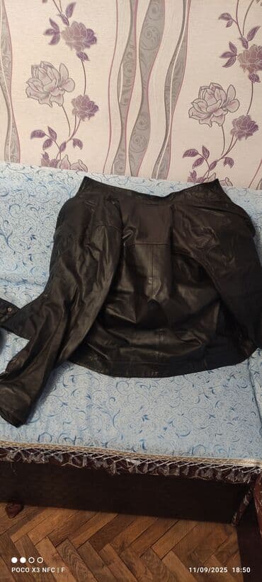 кожаная куртка мужская: KD KIYMET Exclusive dəridən kişi gödəkçəsi - Material: 100% genuine — 2