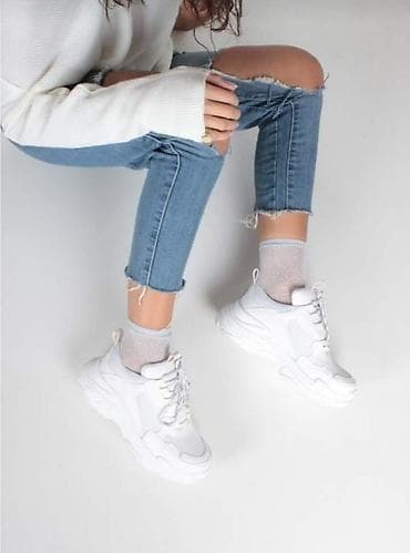 gel dirnaqlar: Ölçü: 39, rəng - Ağ, Yeni — 2