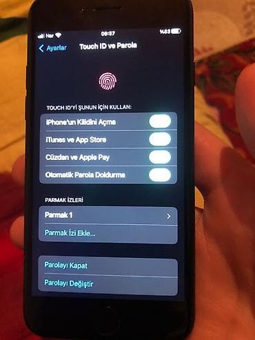 ayfon 7 plus ikinci el: IPhone 7, 128 GB, Qara, Barmaq izi — 4