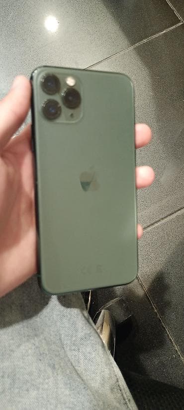 2.el macbook: IPhone 11 Pro, 256 GB, Matte Midnight Green, Face ID — 1