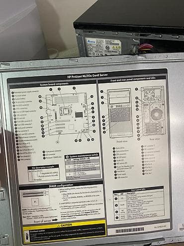 2 el pc: HP ProLiant ML310e Gen8 – Tower tipli server Xüsusiyyətlər: - — 2