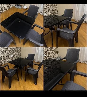 işlenmiş stollar: İşlənmiş, 4 stul — 1