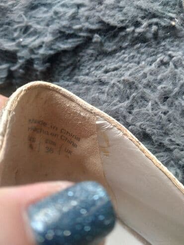 derihan ayakkabı: Tuflilər, Aldo, Ölçü: 35.5, rəng - Qızılı, İşlənmiş — 6