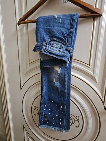 boş şalvar: Cinslər, rəng - Göy — 1