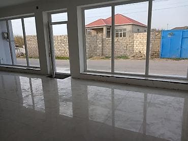 reklam ofisi: İCARƏYƏ VERİLİR – geniş vitrinli kommersiya sahəsi - Tək mərtəbəli — 5