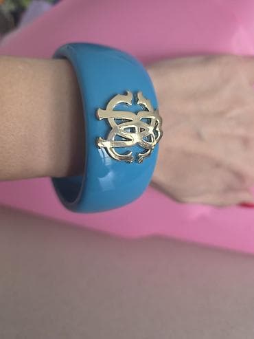 bijuteri: Roberto Cavalli. Original. Yeni - Material: parlaq, hamar — 3