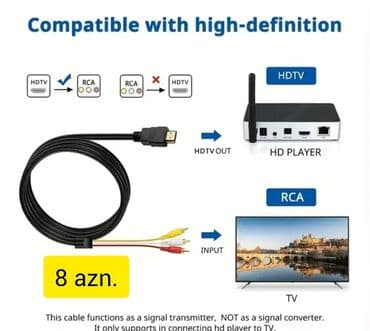 redmi qulaqciq: RCA-dan, AV-dən HDD-yə, HDMİ-yə, HDTV-yə ÇEVİRİCİ ( konvertor ) — 21