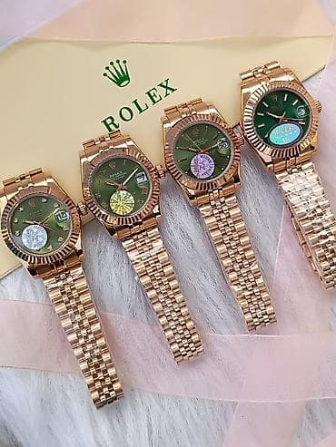 saat gence: Yeni, Qol saatı, Rolex, rəng - Qızılı — 7