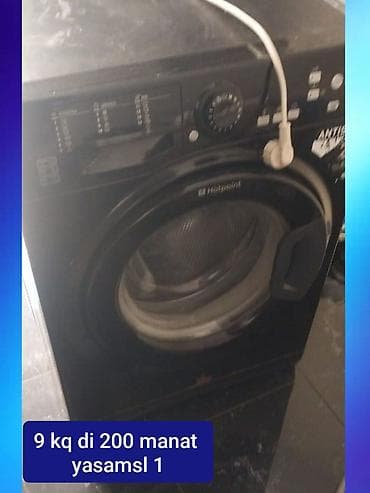 hotpoint: Paltaryuyan maşın Hotpoint Ariston, 9 kq — 1