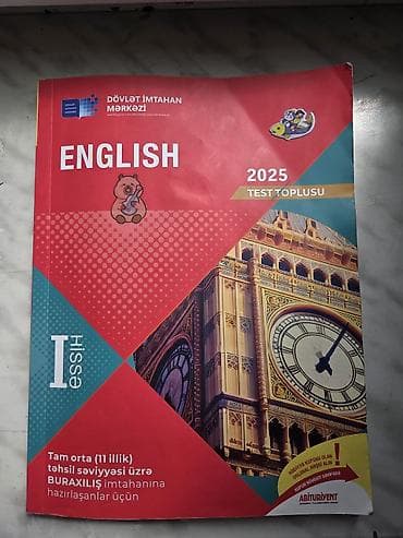 İngilis dili Testlər 11-ci sinif, DİM, 1-ci hissə