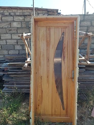 qapi alemi: Taxta qapılar. 2ədəd ölçüsü şekillerde de görünür . biri 90*215 o — 1