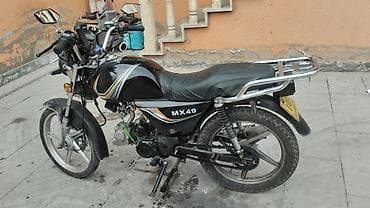 vaz 2107 2010: MX49 yol motosikleti - Model: MX49 - Rəng: qara, gümüş və narıncı — 3