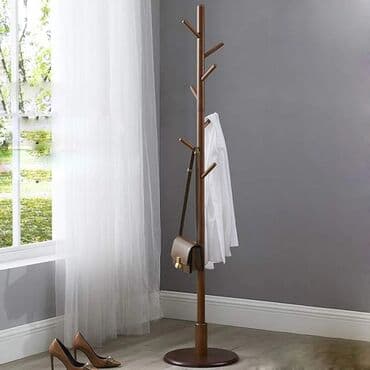 деревянная вешалка напольная: Asılqan taxta matrial 180*33sm Diger seçimler uçun wp yazın var — 1