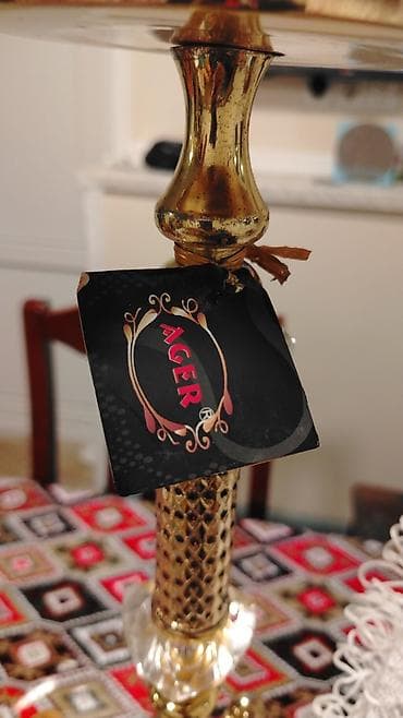 Ager nərgilə dəsti - Brend: AGER - Materiallar: metal korpus (qızılı — 1