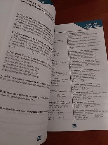 Тесты: Məhsul: “100 Sınaq İmtahanı – English 11” hazırlıq kitabı Təsvir: - — 3