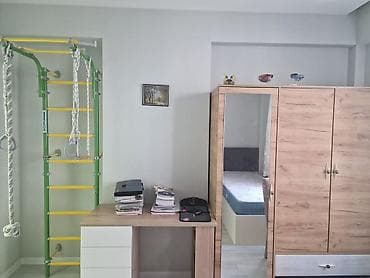 masa ders: Uşaq otağı üçün mebel - Yazı masası: ağ çekmecəli (4 gözlü) sol — 1