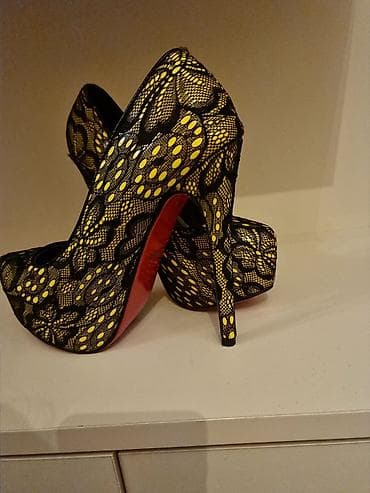 Tuflilər, Ölçü: 37, rəng - Sarı, Yeni