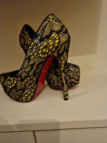 Туфли: Туфли, Размер: 37, цвет - Желтый, Новый — 2