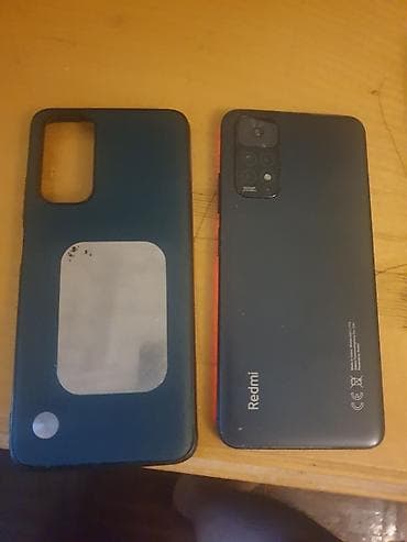 philips xenium 9@9q: Redmi Note 11, 128 GB, rəng - Boz, Qırıq — 2