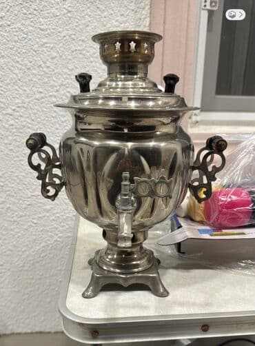 İşlənmiş Od Samovar, 3 l, Ünvandan götürmə