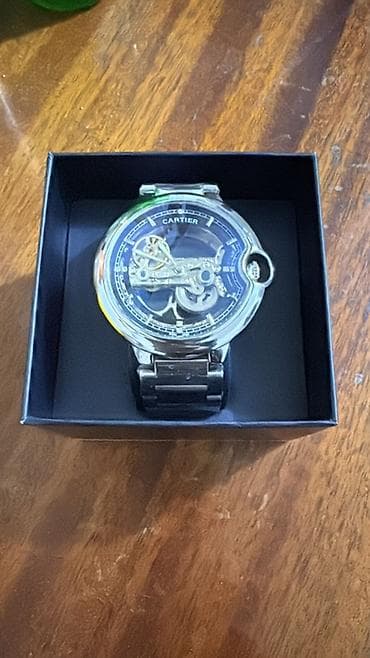 cartier bakı resimleri: Qol saatı, Cartier, rəng - Gümüşü — 3