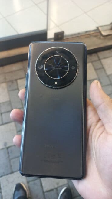 gence telefon magazalari: Honor X9b, rəng - Qara, Barmaq izi — 2