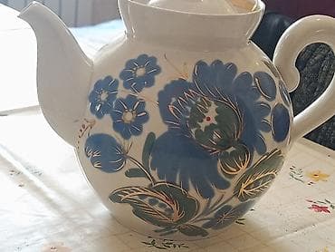 Yeni, rəng - Ağ, Çaydan, Farfor, 3-dən çox l, SSRİ