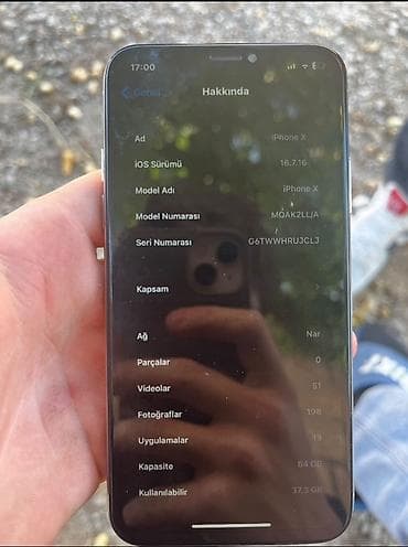 samsung mini notebook: IPhone X, 64 GB, Gümüşü — 3