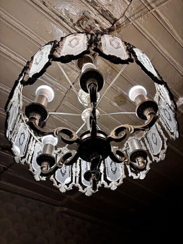 ikinci əl lusturlər: Çılçıraq, 6 lampa — 3