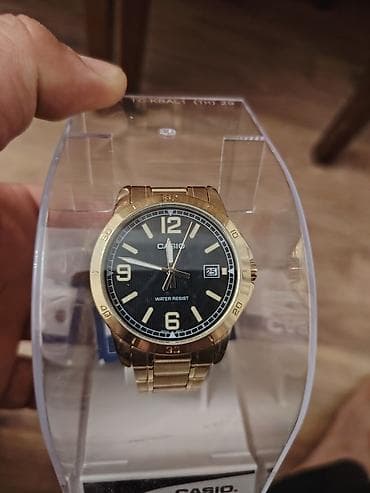 Casio MTP-V004G-1BUDF qol saatı - Korpus və qolbaq: qızılı rəngli