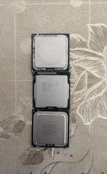 ana plata: Intel prosessorları – bir yerdə Paketdə 3 ədəd masaüstü CPU: - Intel — 1