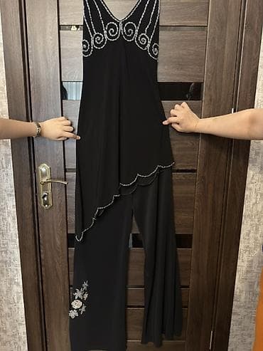 desd paltarlar: Qadın rəqs/gecə geyimi dəsti - 42/44 razmer - Rəng: qara - Dəst: 2 — 6