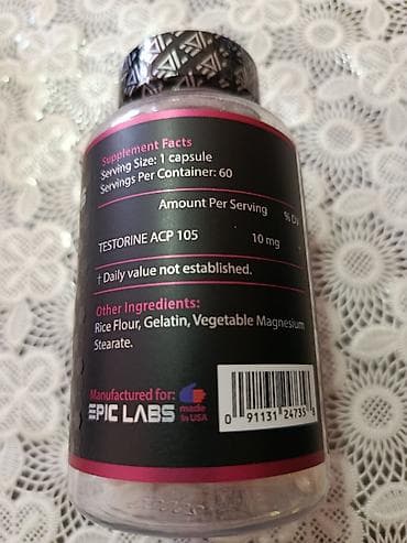 sumuk unu: EPIC LABS Testorine ACP105 – qida əlavəsi Məhsul xüsusiyyətləri: - — 2